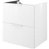 SENSEA Mobile da bagno sospeso sotto lavabo L 60 x H 35 x P 48 cm bianco, 1 cassetto Neo, Maniglie acquistabili separatamente