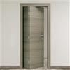 Leroy Merlin Porta interna pieghevole a libro Almond in legno colore avena, L 80 x H 210 cm, apertura a sinistra