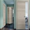 Leroy Merlin Porta interna scorrevole Swin in legno colore rovere corda, L 70 x H 210 cm, apertura reversibile