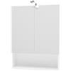 Leroy Merlin Pensile con luce Cube bianco lucido L 62 x H 81 x P 15.5 cm