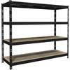 Leroy Merlin Scaffale in kit 4 ripiani Strong L 210 x P 70 x H 180 cm nero, portata per ripiano 450 kg