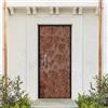 Master Porta blindata MASTER Ceramic L 90 x H 210 cm in Laminam marrone/bianco, apertura spingere a destra, falso telaio incluso