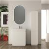 BADEN HAUS Mobile da bagno sottolavabo Cortina L70 X P45 X H 79cm cannettato, bianco opaco