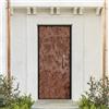 Master Porta blindata MASTER Ceramic L 90 x H 210 cm in Laminam marrone/bianco, apertura spingere a sinistra, falso telaio incluso