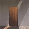 Yale Porta blindata YALE Ghepard L 80 x H 210 cm, in melaminico noce scuro, apertura a destra, falso telaio incluso