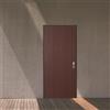 Yale Porta blindata YALE Iron L 90 x H 210 cm in melaminico mogano, apertura spingere a sinistra, falso telaio incluso