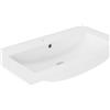 Leroy Merlin Mobile bagno da terra con lavabo L 80 cm celeste, 2 ante per vasca centrale Unike
