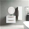 Leroy Merlin Mobile bagno sospeso con lavabo L 60 x H 59 x P 49 cm bianco opaco 2 cassetti per vasca centrale Arco