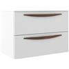 Leroy Merlin Mobile bagno sospeso con lavabo L 80 cm bianco 2 cassetti per vasca centrale Arco