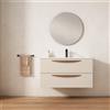 Leroy Merlin Mobile bagno sospeso con lavabo L 100 cm bianco opaco 2 cassetti per vasca centrale Arco