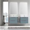 Leroy Merlin Mobile bagno sospeso con lavabo L 60 x H 55 x P 45 cm avio 2 cassetti per vasca centrale Mia
