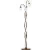 Leroy Merlin Lampada da terra Lampada da terra Sonia bronzo, H 165 cm in acciaio, H 165 cm, E14 3xMAX18W