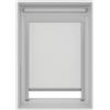 TRENDIY Tenda a rullo oscurante cordless Lucernario Oslo bianco 78x140 cm