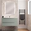 Leroy Merlin Mobile bagno sospeso con lavabo L 100 x H 55 x P 45 cm muschio 2 cassetti per vasca centrale Mia