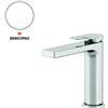 GATTONI RUBINETTERIA Rubinetto per lavabo a canna bassa getto laminare cristallino Soffio bianco opaco GATTONI RUBINETTERIA