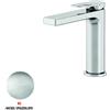 GATTONI RUBINETTERIA Rubinetto per lavabo a canna bassa getto laminare cristallino Soffio cromo spazzolato opaco GATTONI RUBINETTERIA