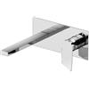 GATTONI RUBINETTERIA Rubinetto per lavabo ad incasso getto laminare cristallino Soffio cromo spazzolato opaco GATTONI RUBINETTERIA