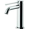 GATTONI RUBINETTERIA Rubinetto per lavabo a canna bassa getto laminare cristallino Circle two cromo lucido GATTONI RUBINETTERIA