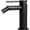 GATTONI RUBINETTERIA Rubinetto per bidet getto aerato Circle two GATTONI RUBINETTERIA nero opaco con piletta
