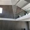 COVERLAM Piastrella da pavimento e rivestimento interno in gres porcellanato 100 x 300 cm rettificato antracite opaco Tempo R10 traffico intenso (pei 4/5) Sp. 3.5 mm