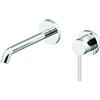 GATTONI RUBINETTERIA Rubinetto per lavabo ad incasso getto laminare cristallino Circle two cromo lucido GATTONI RUBINETTERIA