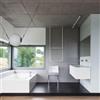 COVERLAM Piastrella da pavimento e rivestimento interno 100 x 300 cm Sp. 3.5 mm rettificato Concrete in gres porcellanato grigio opaco traffico intenso (pei 4/5) R9