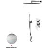GATTONI RUBINETTERIA Kit incasso doccia Soffio nickel spazzolato