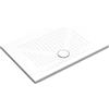 Leroy Merlin Piatto doccia in ceramica PUNTO bianco L 100 x L 70 x H 3.5 cm opaco
