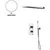 GATTONI RUBINETTERIA Kit incasso doccia Soffio c/GBOX bianco