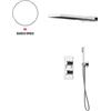GATTONI RUBINETTERIA Kit incasso doccia Soffio bianco