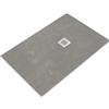 SANYCCES Piatto doccia SANYCCES in resina STRATO grigio scuro L 100 x L 180 x H 2.7 cm effetto pietra