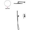 GATTONI RUBINETTERIA Kit incasso doccia Circle Two bianco