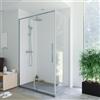 SANYCCES Pannello laterale per box doccia Fit L 69 x H 200cm, Sp. 8 mm vetro vetro senza finitura / trasparente profilo in alluminio cromato