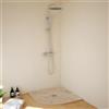 SANYCCES Piatto doccia SANYCCES in resina semicerchio STRATO beige L 90 x L 90 cm