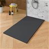 SANYCCES Piatto doccia SANYCCES in resina SIENA nero L 80 x L 100 x H 3 cm opaco effetto ardesia