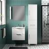 Leroy Merlin Colonna per mobile bagno Simona 1 cassetto 2 ante P 33.5 x L 31.5 x H 148 cm bianco pvc