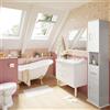 Leroy Merlin Colonna per mobile bagno Simona 1 cassetto 2 ante P 39 x L 39 x H 190 cm bianco pvc