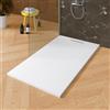 SANYCCES Piatto doccia SANYCCES in resina SIENA bianco L 80 x L 140 x H 3 cm opaco effetto ardesia