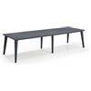 Keter Tavolo da pranzo per giardino Lima KETER struttura e superficie in resina antracite per 12 persone 313x98cm