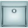 Franke Lavello integrato 1 vasca in inox argento FRANKE Maris inox L 51 x L 53 cm