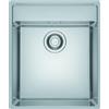 Franke Lavello integrato 1 vasca in inox argento FRANKE Maris inox L 51 x L 43 cm