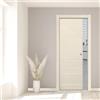 Leroy Merlin Porta interna scorrevole Ropes inciso in legno colore avorio, L 80 x H 210 cm, apertura reversibile