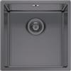 PYRAMIS Lavello integrato 1 vasca in inox grigio PYRAMIS Astris L 40 x L 40 cm