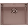 PYRAMIS Lavello integrato 1 vasca in inox rame PYRAMIS Astris L 40 x L 50 cm