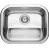 PYRAMIS Lavello sottotop 1 vasca in inox argento PYRAMIS Laundry L 45 x L 55 cm