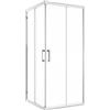 SENSEA Kit di installazione telaio e ferramenta per doccia ad apertura scorrevole Easy angolareL 70 x H 190 x P 4.8 cm cromato lucido