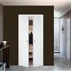 Leroy Merlin Porta interna a battente Oxford doppia in legno colore bianco, L 90 x H 210 cm, apertura reversibile