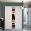 Leroy Merlin Porta interna a battente Oxford in legno colore beige, L 120 x H 210 cm, apertura reversibile