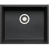 PYRAMIS Lavello integrato 1 vasca in granito nero PYRAMIS Tetragon L 40 x L 50 cm