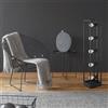 Inspire Lampada da terra Eldrick in acciaio, H 100 cm, E27 5xMAX40W INSPIRE